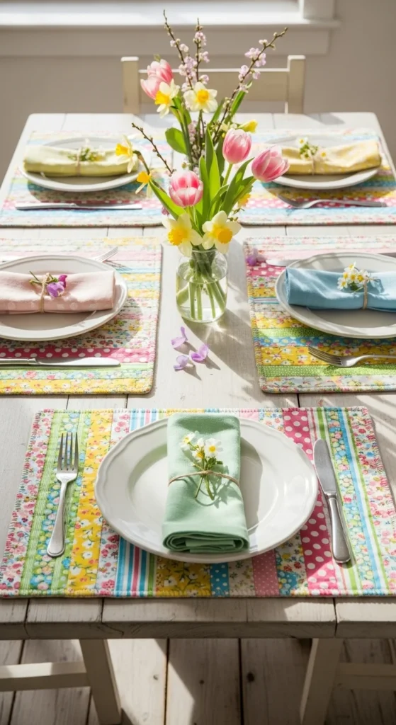 Fabric Scrap Placemats