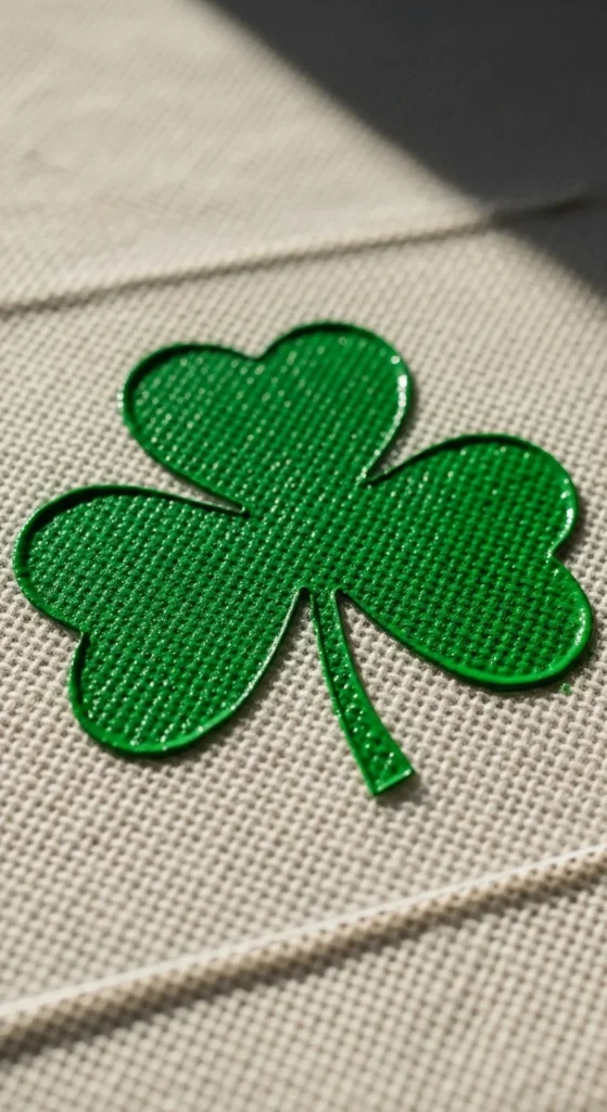 Fabric Shamrocks