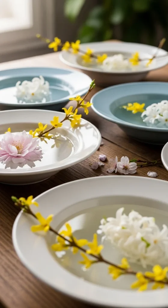 Floating Flower Bowls