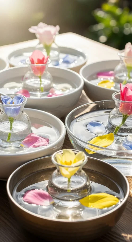 Floating Glass Vases
