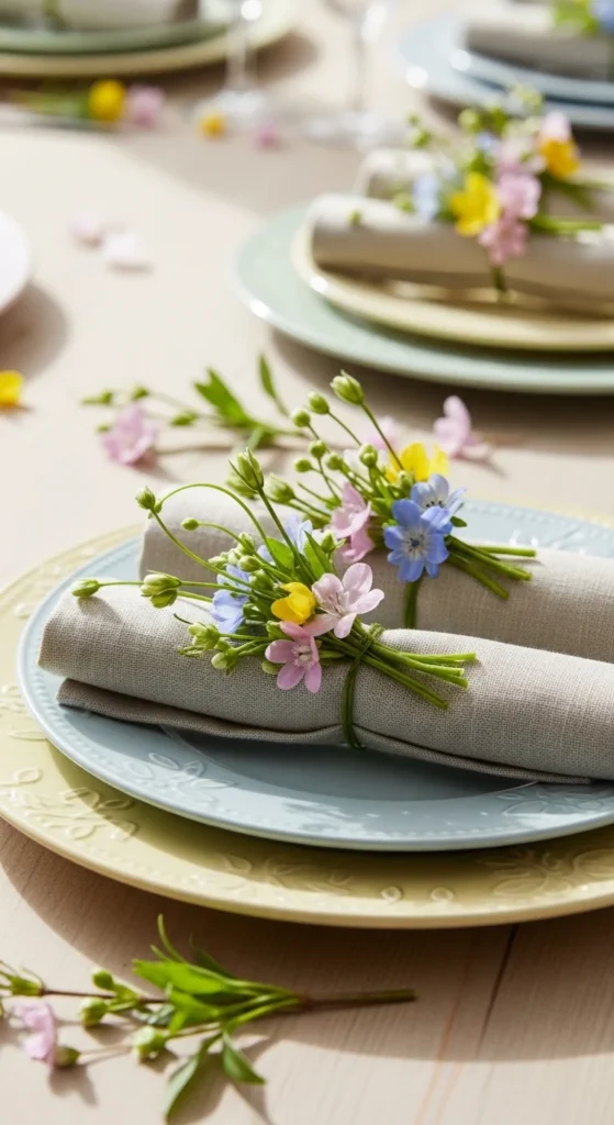 Floral Napkin Rings