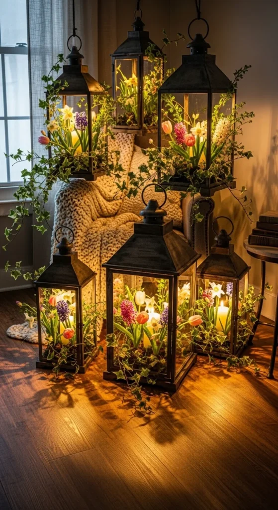 Flower-Filled Lanterns