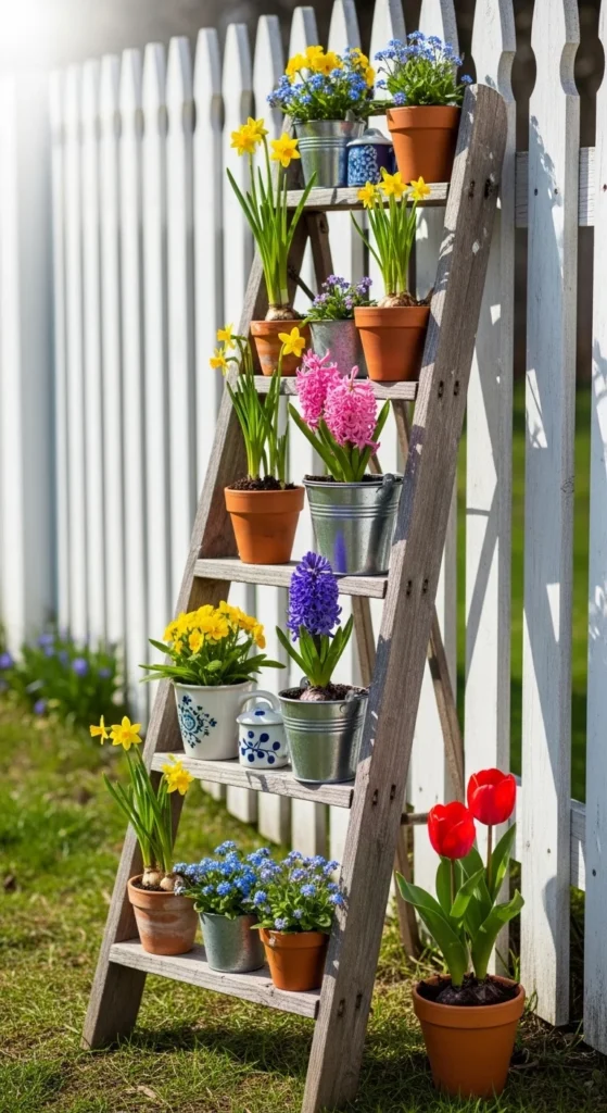Flower Ladder Display