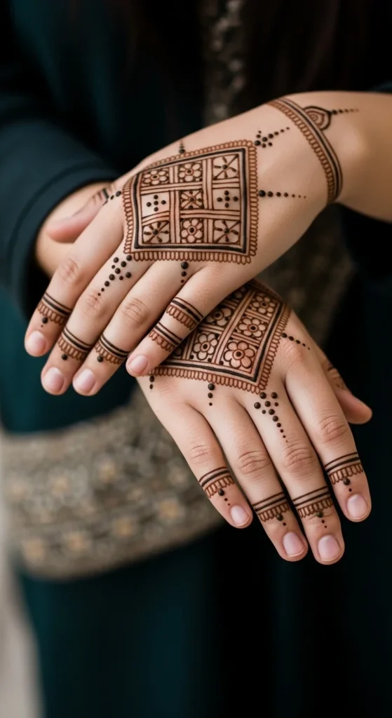 Geometric Lines with Dots