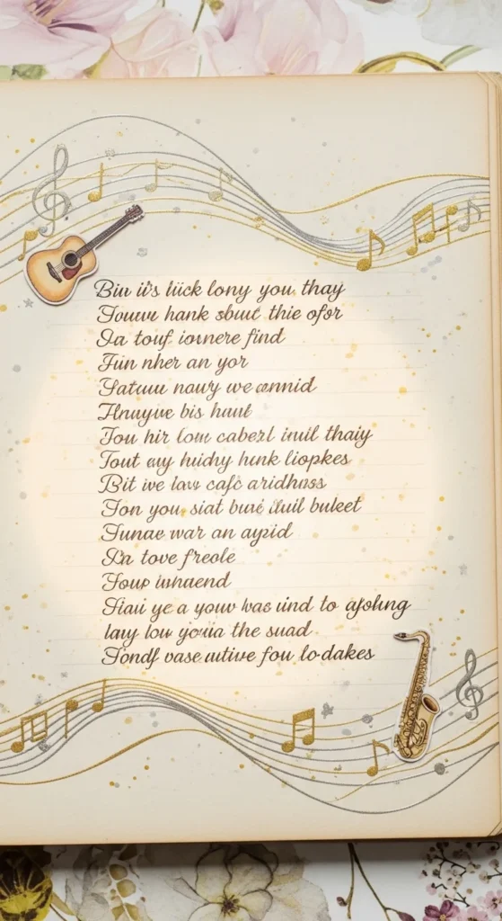 Handwritten Song Lyrics