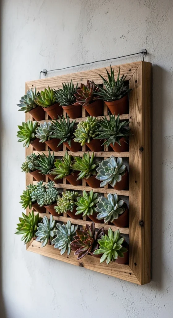 Hanging Succulent Wall