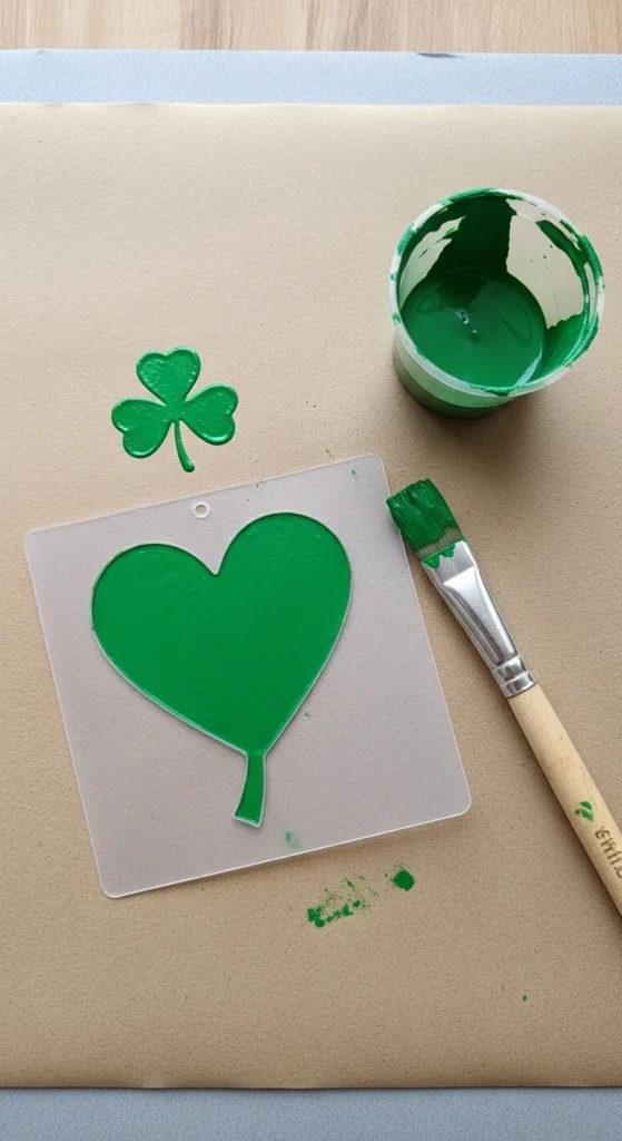 Heart-Shaped Shamrocks
