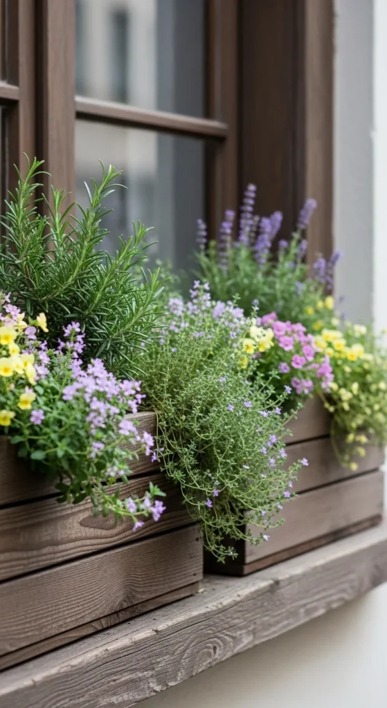 Herb Window Boxes