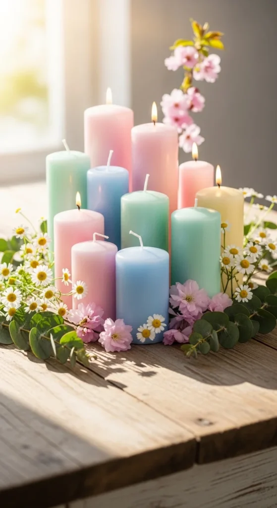 Layered Candle Clusters