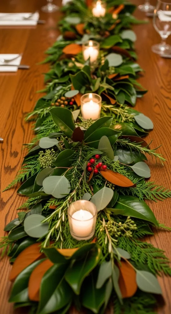 Leafy Table Runner