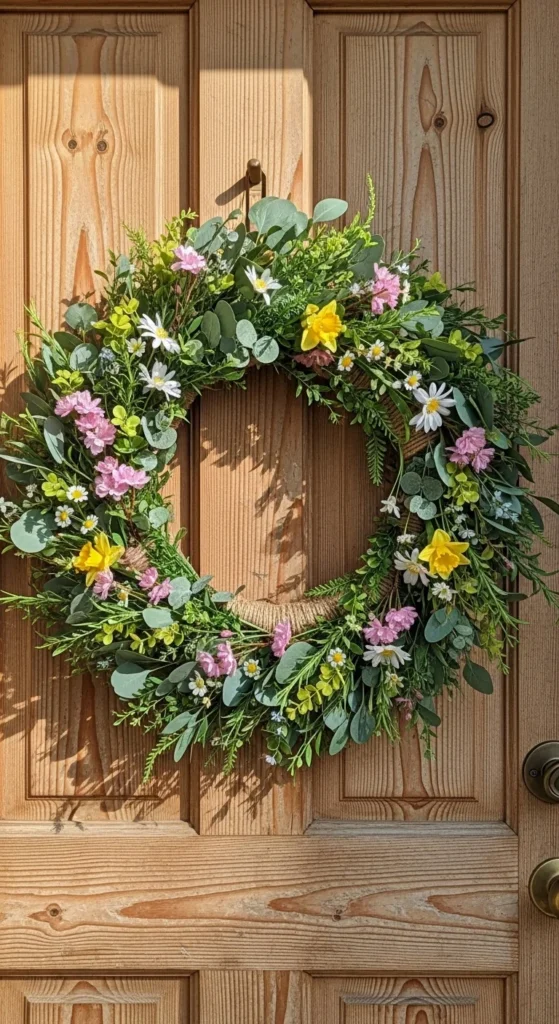 Make a Spring Wreath for Your Door