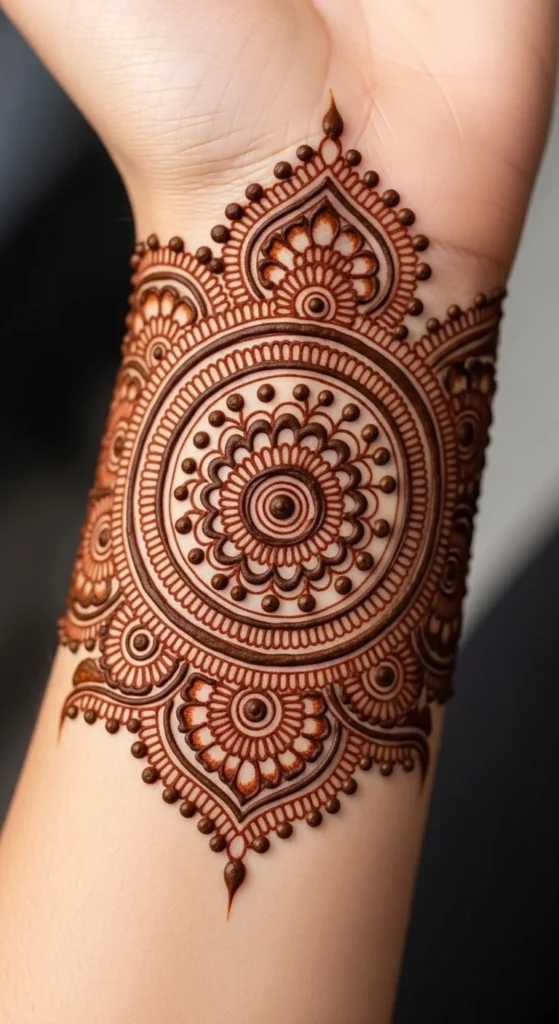 Mandala-inspired Wrist Band