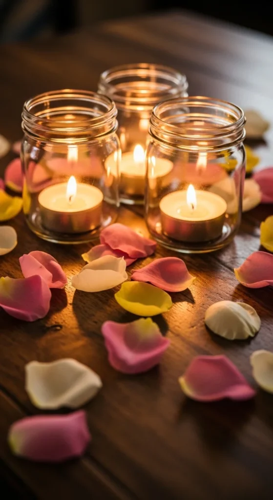 Mason Jar Candle Holders