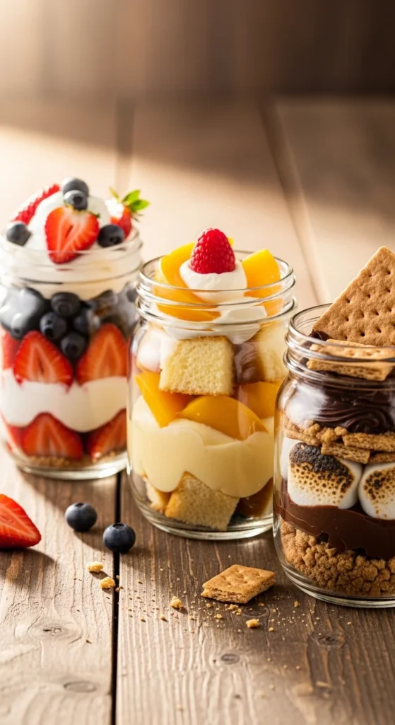 Mason Jar Dessert Jars