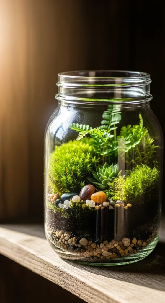 Mason Jar Terrariums