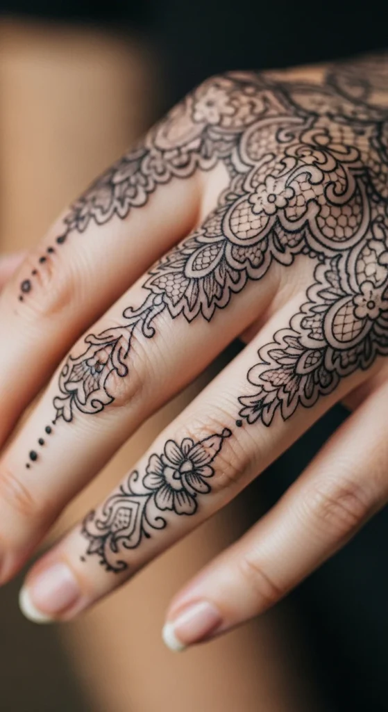 Minimalist Lace Design