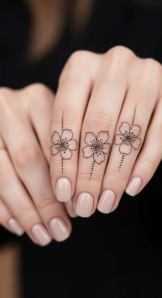 Minimalistic Floral Dots