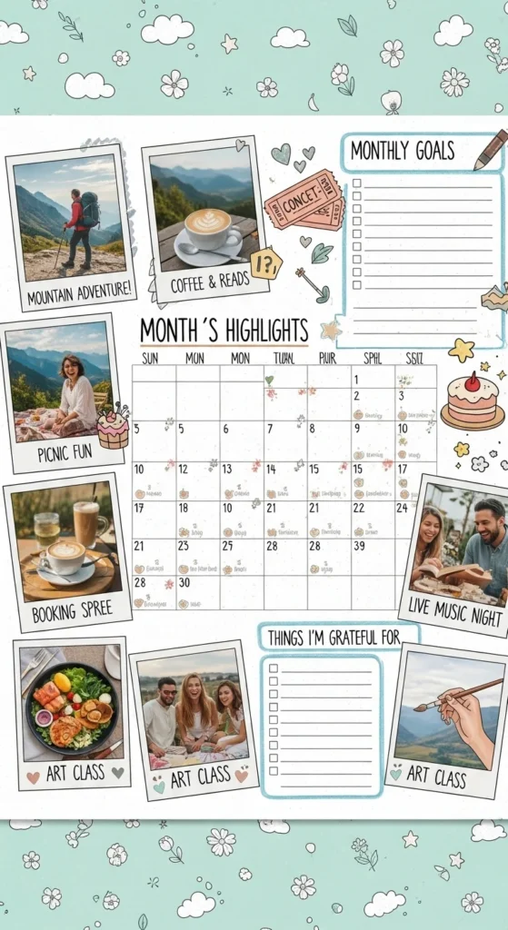 Monthly Highlight Pages