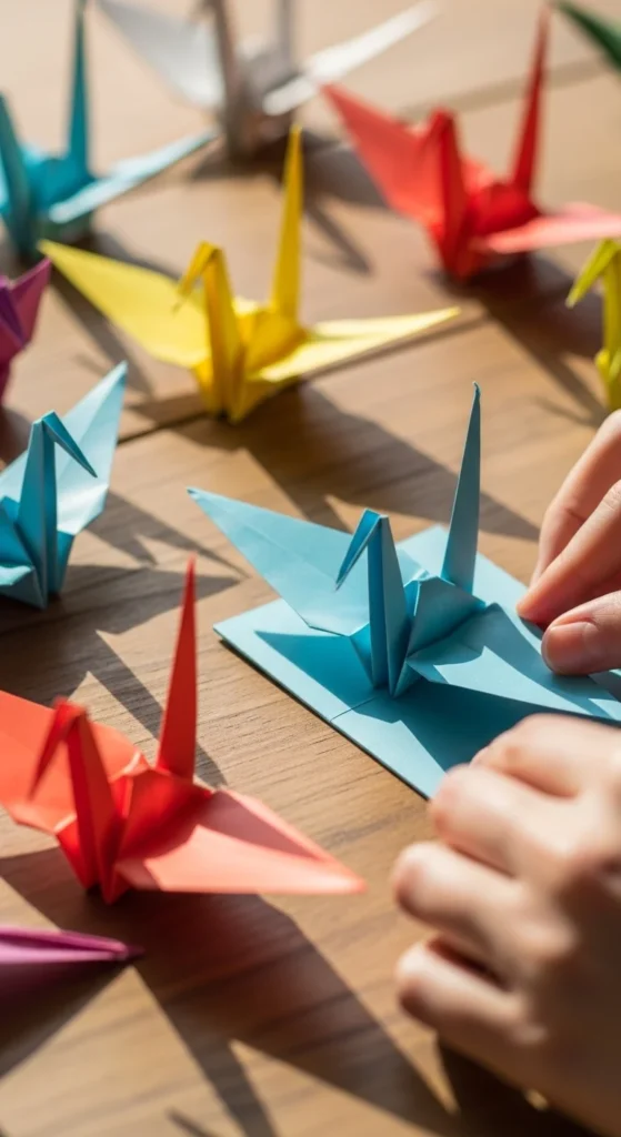 Origami Paper Cranes