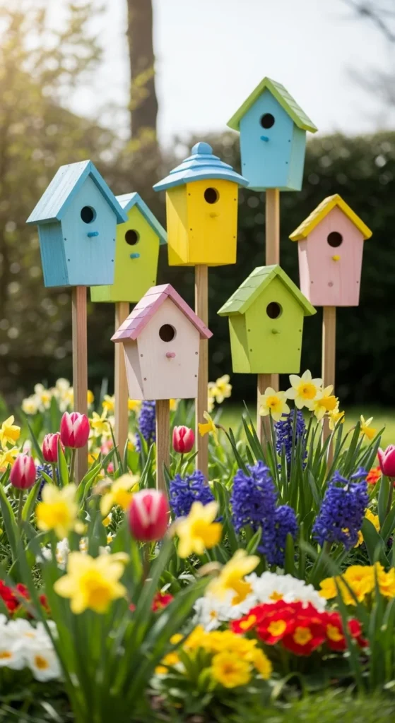 Painted Birdhouses