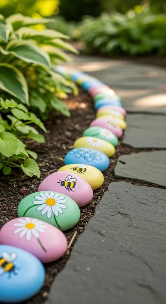 Painted Rock Garden Sign