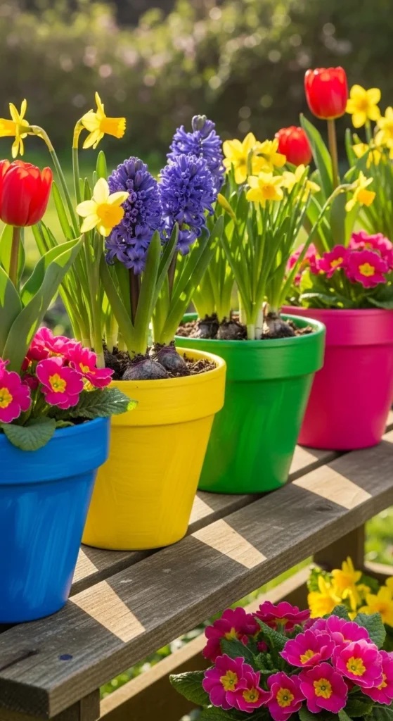Painted Terracotta Pots