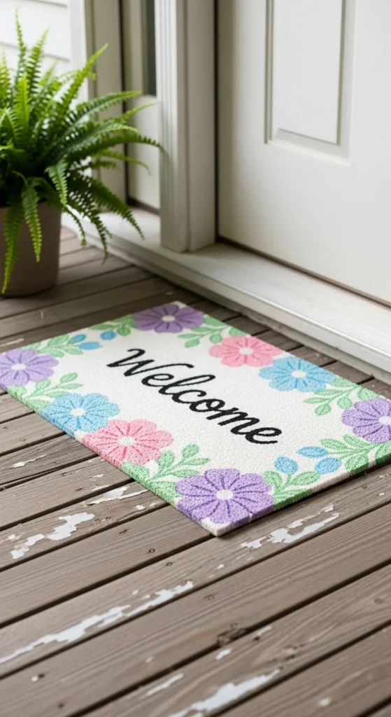 Painted Welcome Mat