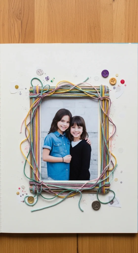 Photo Borders Using String
