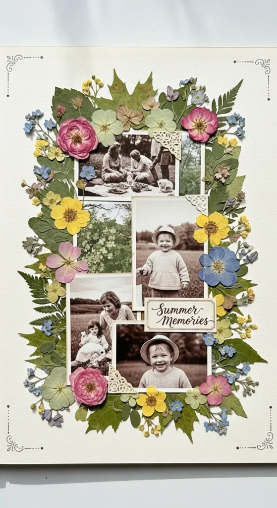 Pressed Flowers and Leaves