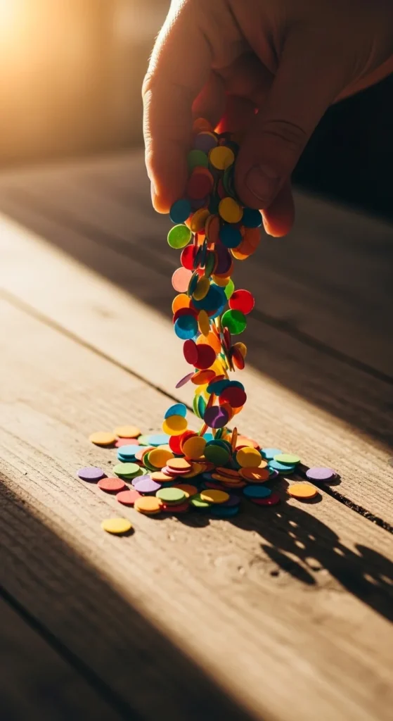 Rainbow Paper Confetti