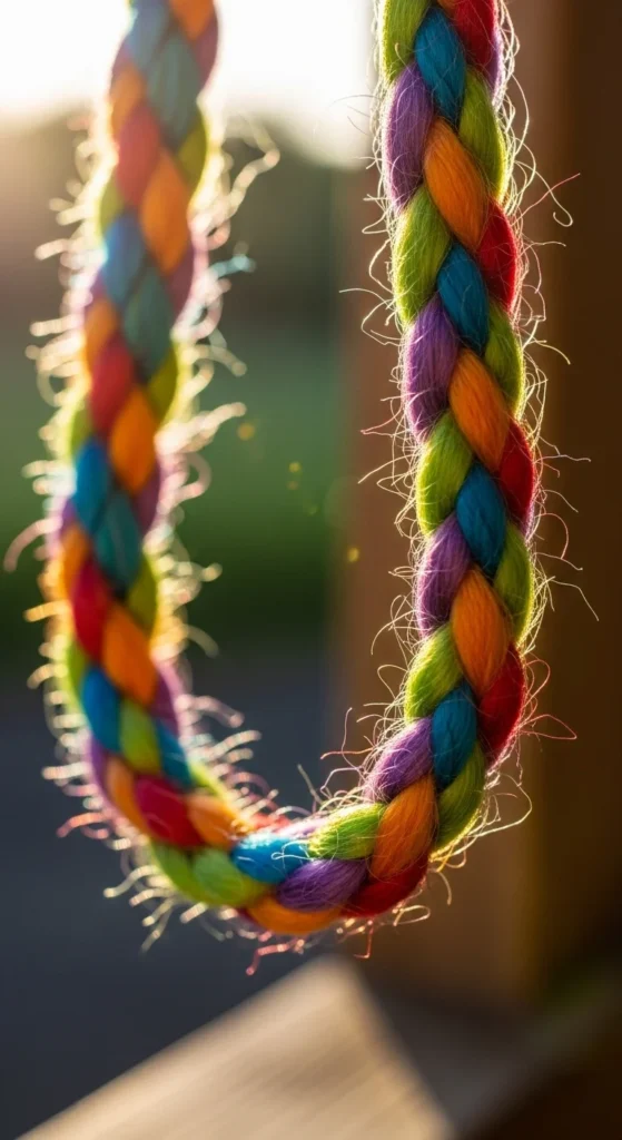 Rainbow Twine Garland