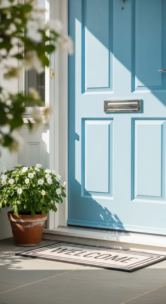Refresh Your Front Door with a Color Pop