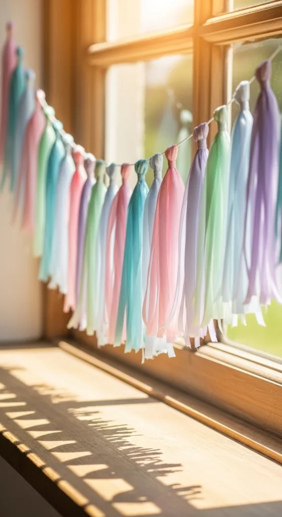 Ribbon Tassel Banner