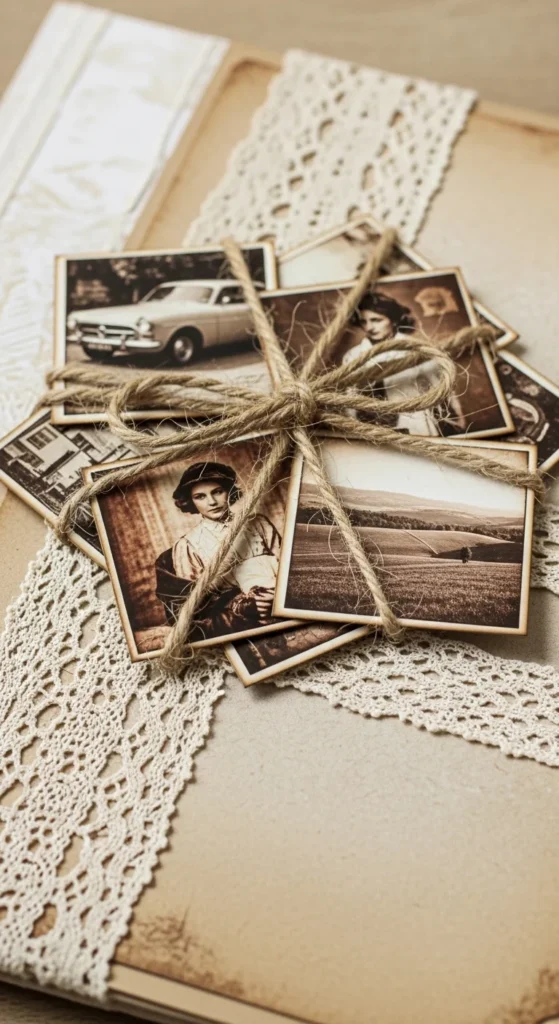 Rustic Charm with Twine and Lace