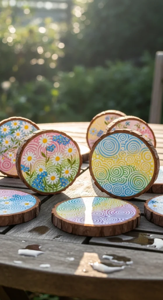 Rustic Slice Log Sign