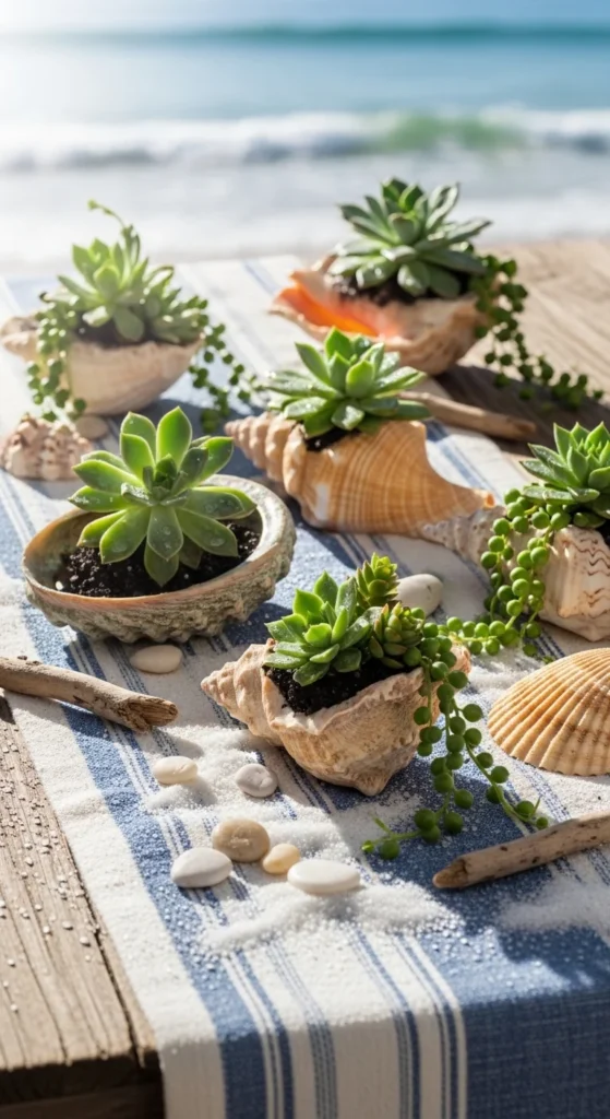 Shell Planters