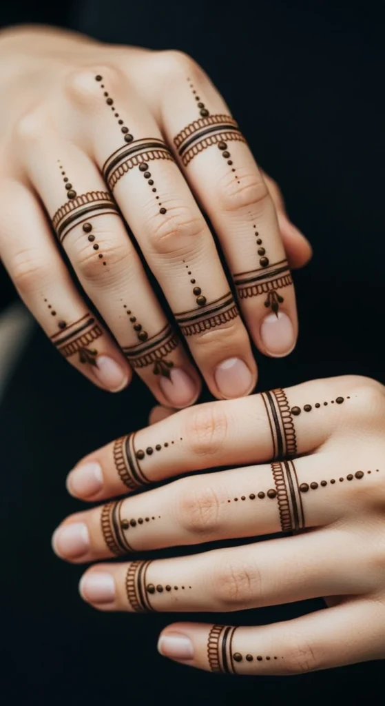 Simple Henna Rings
