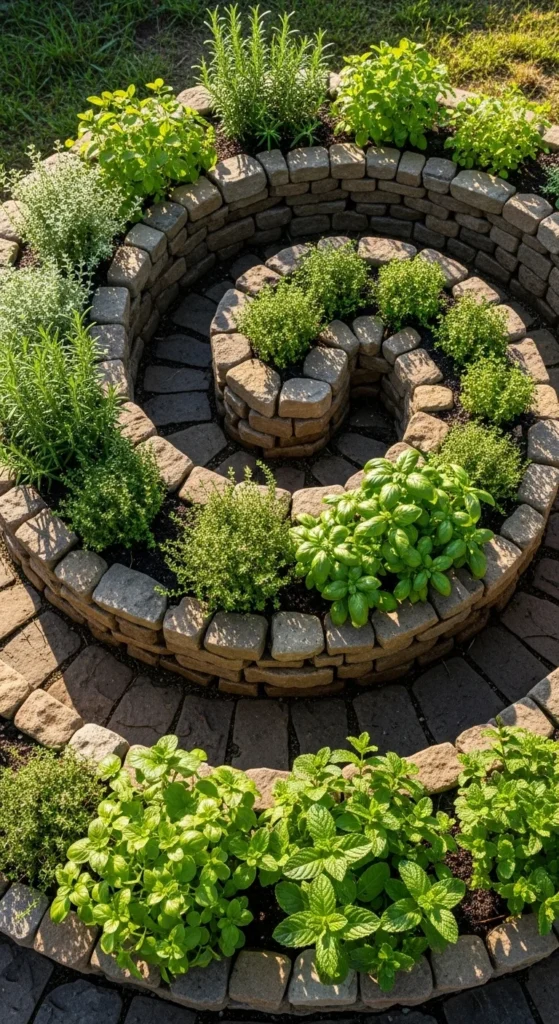 Simple Herb Spiral