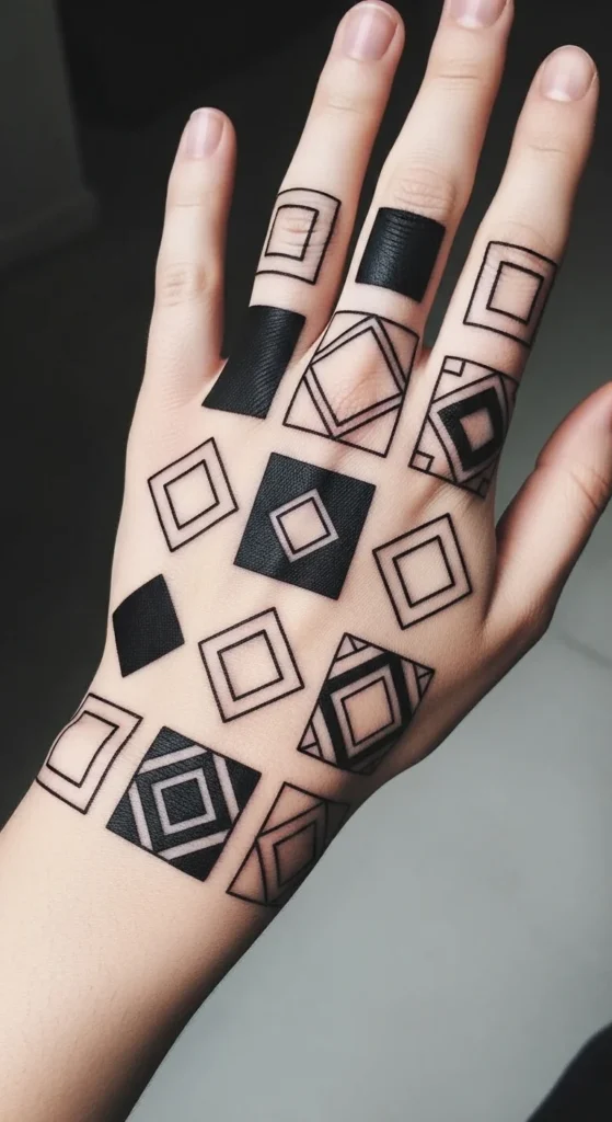 Simple Square and Diamond Shapes