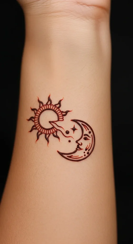 Simple Sun and Moon Design
