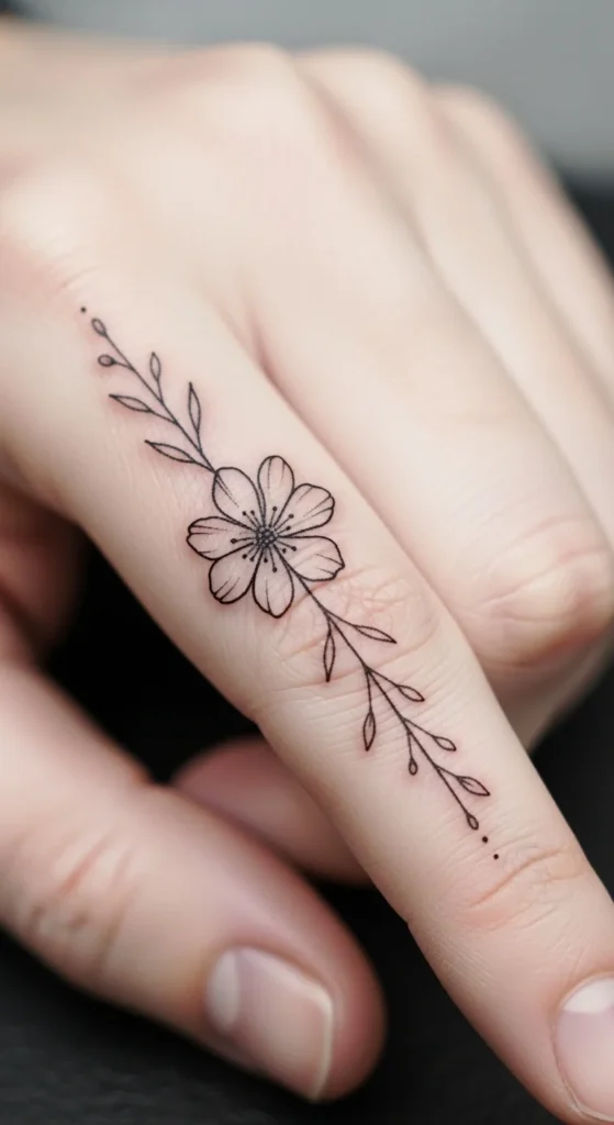 Single Finger Floral