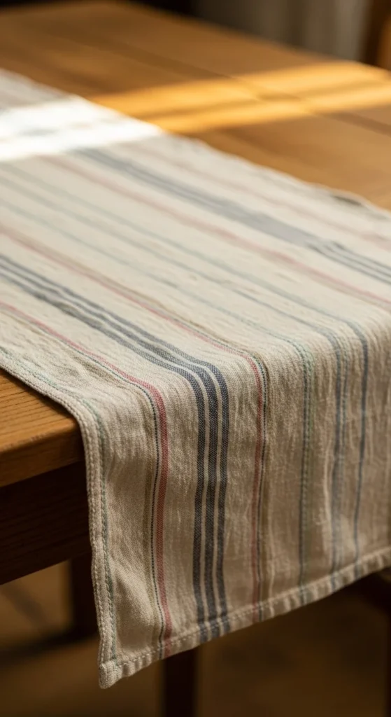 Soft Linen Table Runner