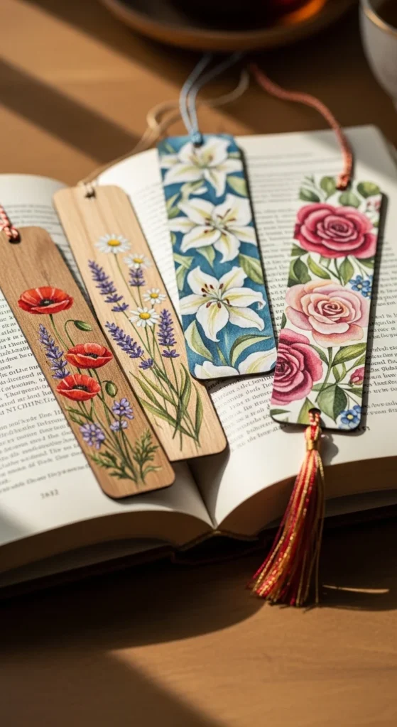 Spring-Themed Bookmarks