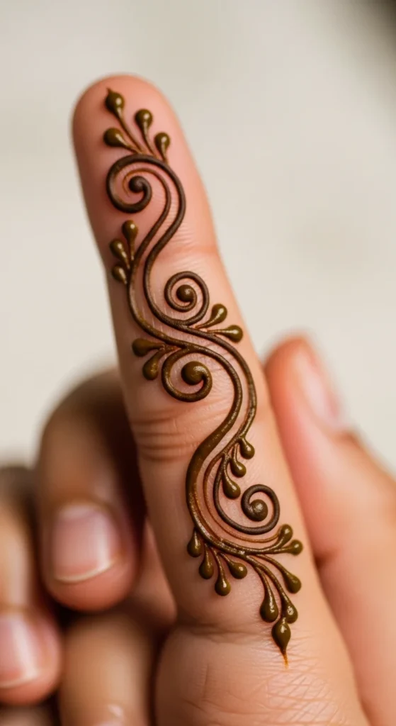 Swirling Finger Motifs