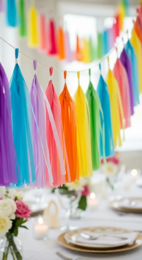 Tassel Rainbow Garland