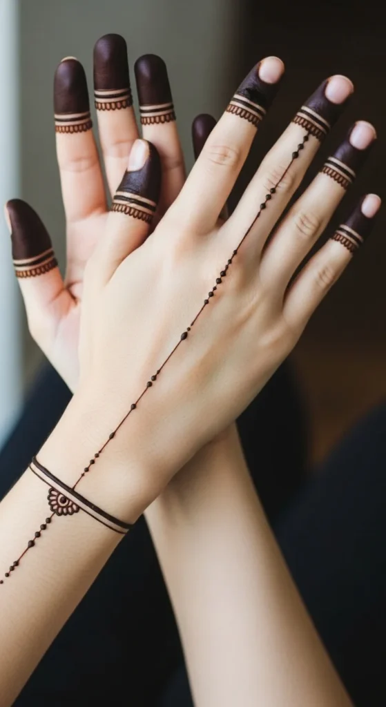 Thin Border Around Fingers