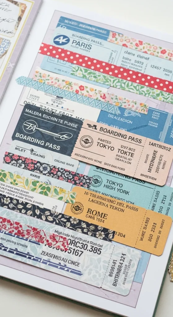 Ticket Stubs & Boarding Passes