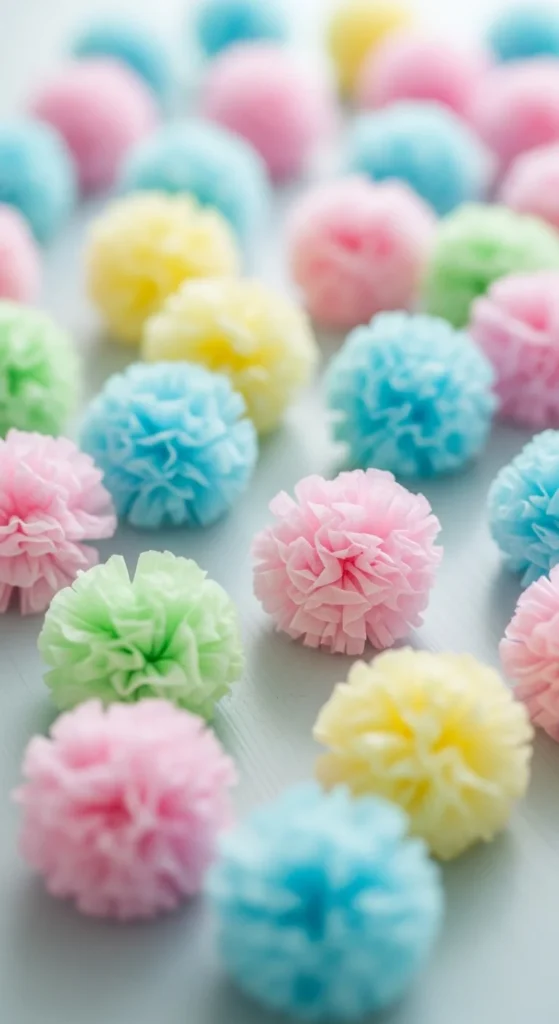 Tissue Paper Pom-Pom Confetti