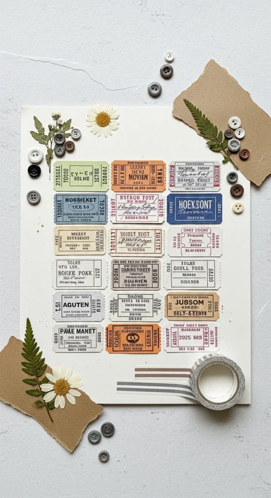 Use Old Tickets or Stubs
