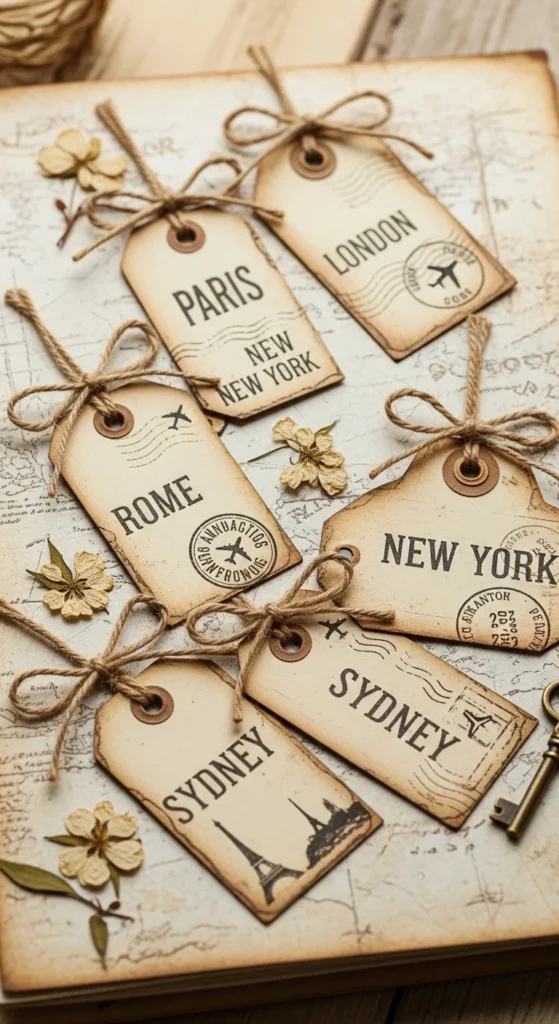 Vintage Travel Tags